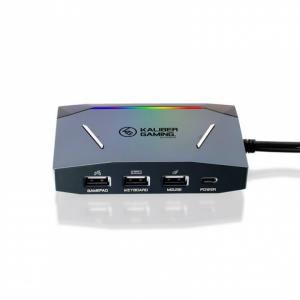 ATEN Sharing Switch IOGEAR Keymander 2 3Play Keyboard/Mouse pentru PC/console GES1337