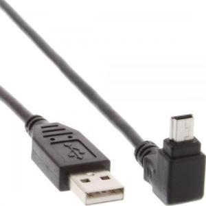 inline Accesoriu pentru imprimanta miniUSB (unghiular) 1.5m negru (34115)