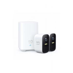 eufy Kit supraveghere videoCam 2C Security wireless, HD 1080p, IP67, Nightvision, 2 camere video