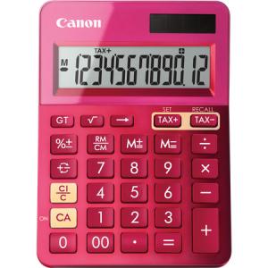 Calculator de birou Canon LS-123K, 12 digits, roz