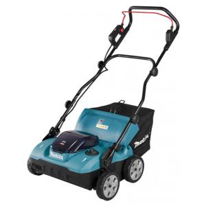 MAKITA Scarificator cu 2x acumulatori Li-Ion XGT 40Vmax 4Ah, latime taiere 380 mm, cos colector 50L