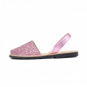 Avarca Mibo Sandale AVARCA din piele naturala - Glitter Roz