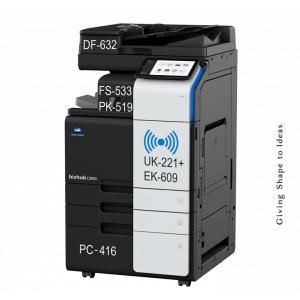 KONICA MINOLTA bizhub C300i + DF-632, FS-533, PK-519, UK-221, EK-609, PC-416 (C14)