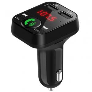 Techstar BF2020 Modulator Transmitator FM Auto T8 Display LCD MP3 Player Cititor Carduri Incarcator 2.1A