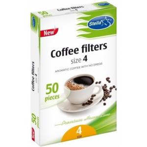 Stella Filtre de cafea nr. 4, 50 buc/set STEX-1009
