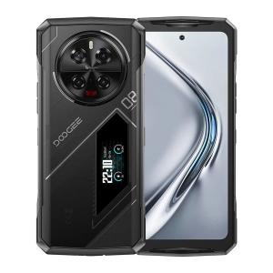 Doogee Telefon Mobil V40 Pro, Midnight Silver, 5G, 6.78   1080x2460, Android 14, 36GB RAM (16GB + 20GB extensibil), 512GB ROM, 200MP + 32MP, 8680mAh, Dual SIM