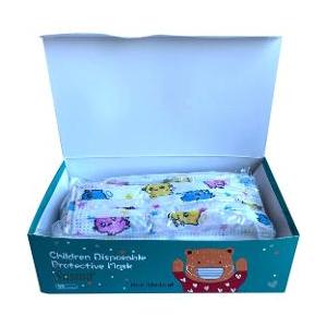 Acoperitoare faciale copii 3 straturi (set 50 bucati )