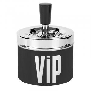 shopU Scrumiera metalica, 9 x 7 cm, mesaj VIP