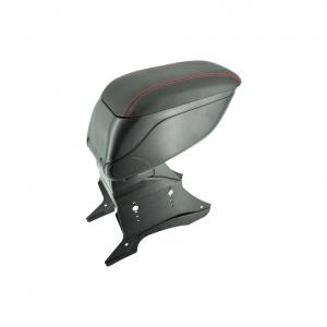 OEM Cotiera universala cu baza metalica , Negru+cusatura rosie Cod:48014 Automotive TrustedCars