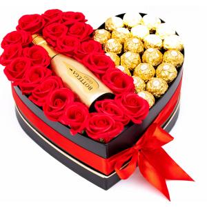 Aranjament Floral Bottega Red Ferrero, 30cm
