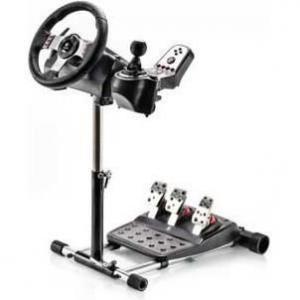 wheel stand pro Stand Thrustmaster T300 si TX WSP T300-TX DELUXE, USB, Negru/Argintiu