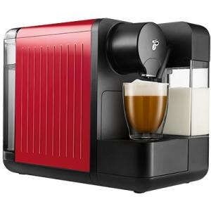 Tchibo Espressor capsule Cafissimo milk red, cu rezervor lapte 400 ml pentru Cappuccino si 3 nivele de presiune, culoare rosu TC393769