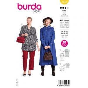 Burda Style Tipar Rochii Masuri mari 5693