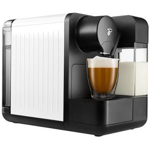 Tchibo Espressor capsule Cafissimo milk white, cu rezervor lapte 400 ml pentru Cappuccino si 3 nivele de presiune, culoare alb TC393767