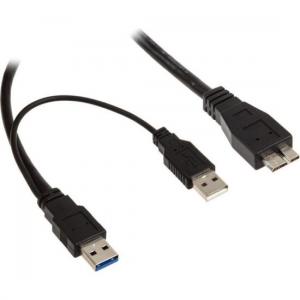 inline Accesoriu pentru imprimanta 0.2m USB 3.0 cablu Y Un negru 2x Micro B (35402Y)