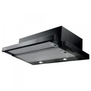 franke Hota incorporabila telescopica FTC 601 BK/GL, 1 motor, Putere de absorbtie 420 mc/h, 60cm, Front sticla neagra