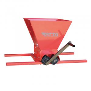 Tatta Zdrobitor manual de struguri, 300 kg/h, cuva 20 l, cadru metalic