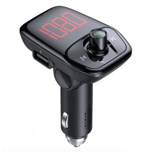 Techstar BF2020 Modulator FM® T17A, Wireless, Bluetooth 4.2, FM Transmitator, Voltaj Baterie, 2 x USB, Slot MicroSD, AUX