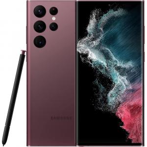 Samsung Smartphone Galaxy S22 Ultra Snapdragon 256GB 12GB RAM 5G Dual Sim Visiniu Burgundy