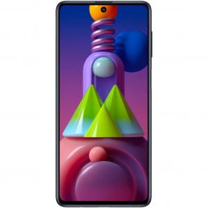 Samsung Telefon mobil Galaxy M51, Dual SIM, 128GB, 8GB RAM, 4G, Celestial Black