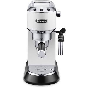 DeLonghi Espressor manual cu pompă Dedica Style EC 685.W, 1300W, 15bar, 1.1l, Thermoblock, Sistem de cappuccino reglabil, Corp inox, Căni și cești până la 12cm, Încălzire pasivă a ceștilor (Chess White)