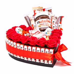 Aranjament Floral Nutella Sweet Love, 30cm