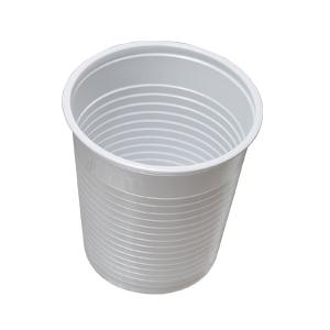 Diversi Pahare albe din plastic C200 100/set 5002