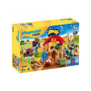 Playmobil 1.2.3 scena de Craciun 70047