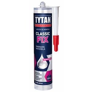 TYTAN PROFESSIONAL Adeziv de montaj pentru beton, lemn, caramida, tencuiala Tytan 310 ml Classic Fix 10004598