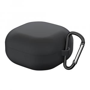 Techsuit Silicone Case - for Samsung Galaxy Buds FE / 2 Pro / 2 / Live / Pro, Smooth Ultrathin Material - Black