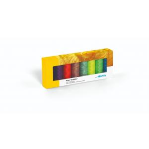 Mettler Ata de brodat POLY SHEEN® KIT NEON, 8 BUCATI