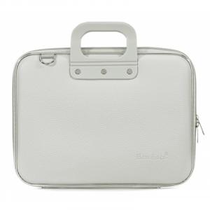 JF Geanta lux business laptop 13 Bombata Medio Classic-Gri