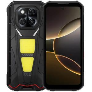 Doogee Telefon Mobil V Max Play, Negru, Proiector Video, 5G, 6.78   FHD+ 120Hz, 36GB RAM (16GB + 20GB extensibili), 512GB ROM, Android 15, 200MP + 20MP Night Vision, 20500mAh, 45W, Dual SIM