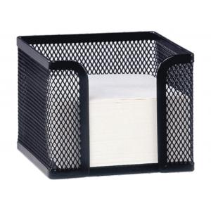 Suport metalic pentru cub notite 98 x 98 x 100 mm, negru