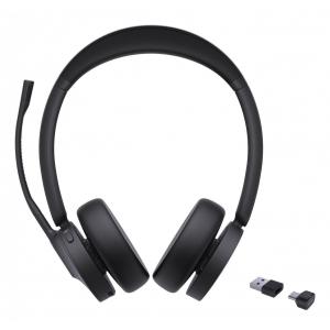 YEALINK Casti fara fir BH70 Dual UC, Banda de fixare pe cap, Birou/Call center, USB-C/A, Bluetooth, Negru
