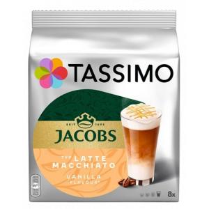 Jacobs Tassimo Latte Macchiato Vanilla 8 capsule cafea + 8 capsule lapte