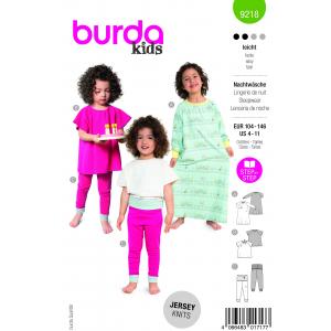 Burda Style Tipar rochie si pantaloni pentru fetite, in trei variante
