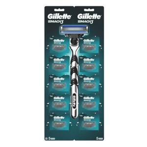Gillette Rezerve Aparat de Ras - Mach 3, 10 buc