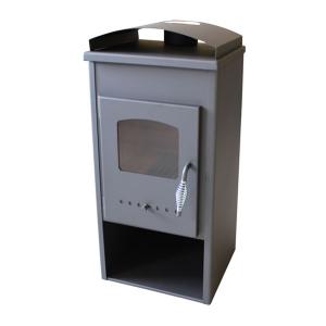 Bella Thalia Soba de incalzit Thalia Eko Gri, putere 5.5 kW, evacuare pe plita