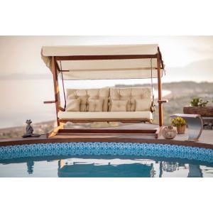 Salvador Balansoar cu 3 locuri Luna Deluxe 2600 Bej 260x200x195 cm