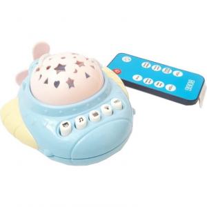 OEM Mini Lampa de veghe pentru copii si bebelusi NOVOKIDS Submarine, proiector muzical, cu melodii si lumini, cu telecomanda, muzica si sunete din natura, Multicolor