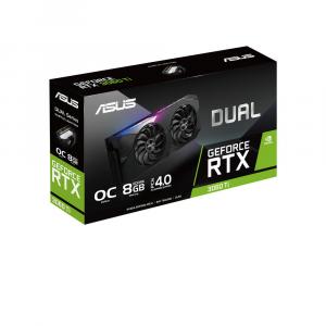 Asus Placa video Dual NVIDIA GeForce RTX 3060 Ti V2 OC Edition, 8GB GDDR6, 256bit