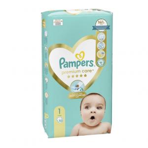 PAMPERS Scutece Premium Care Nr.1, New Born, 2-5kg, 50 buc