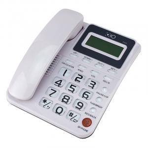 Oho Telefon fix 5005, FSK/DTMF, calculator, calendar, memorie, Alb