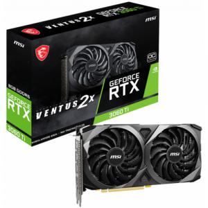 MSI Placa video nVidia GeForce RTX 3060 Ti VENTUS 2X OCV1 LHR 8GB, GDDR6, 256bit