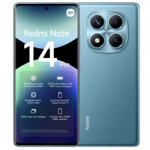 Xiaomi Telefon Mobil Redmi Note 14 Pro 4G, Procesor Mediatek Helio G100 Ultra Octa-Core, AMOLED 6.67inch, 12GB RAM, 512GB Flash, Camera Tripla 200+8+2 MP, Wi-Fi, 4G, Dual Sim, Android (Albastru)