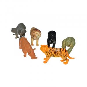 Set 6 figurine animale salbatice din plastic