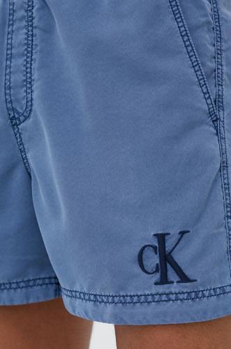Calvin Klein pantaloni scurti de baie culoarea albastru marin