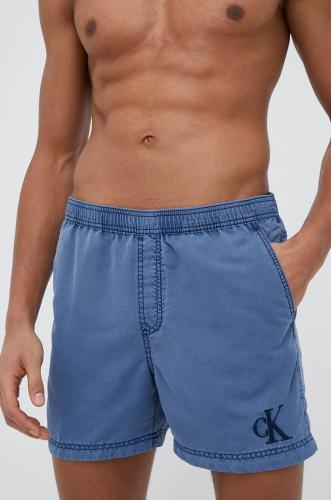 Calvin Klein pantaloni scurti de baie culoarea albastru marin