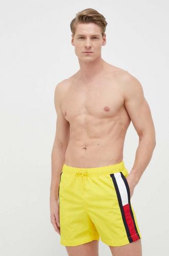Tommy Hilfiger pantaloni scurti de baie culoarea galben